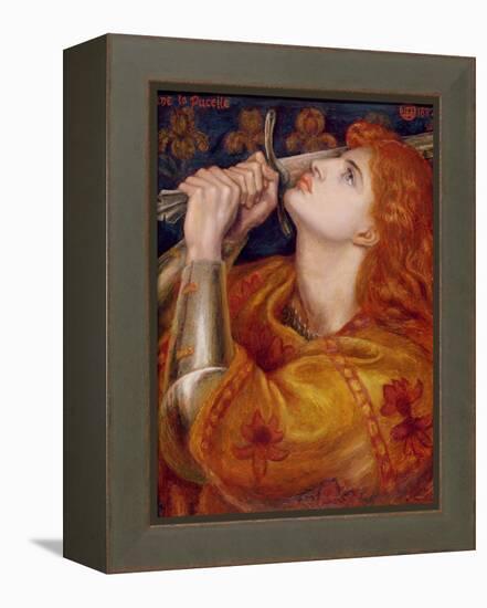 Joan of Arc, 1882-Dante Gabriel Rossetti-Framed Premier Image Canvas