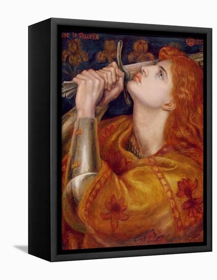 Joan of Arc, 1882-Dante Gabriel Rossetti-Framed Premier Image Canvas