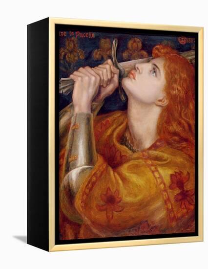 Joan of Arc, 1882-Dante Gabriel Rossetti-Framed Premier Image Canvas