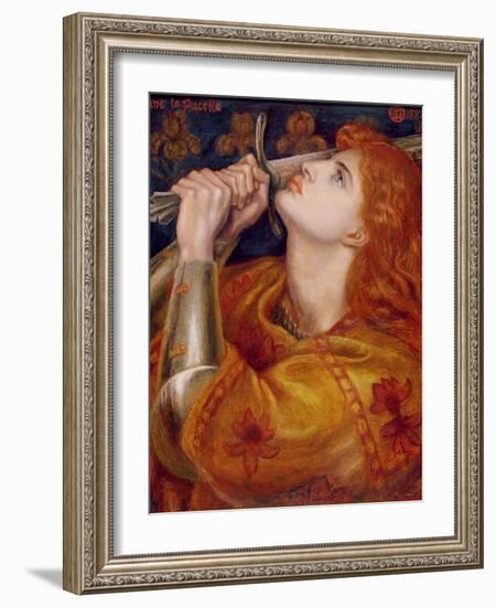 Joan of Arc, 1882-Dante Gabriel Rossetti-Framed Giclee Print