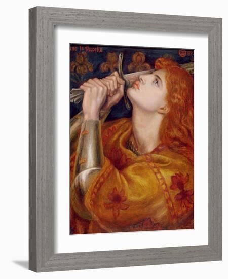 Joan of Arc, 1882-Dante Gabriel Rossetti-Framed Giclee Print