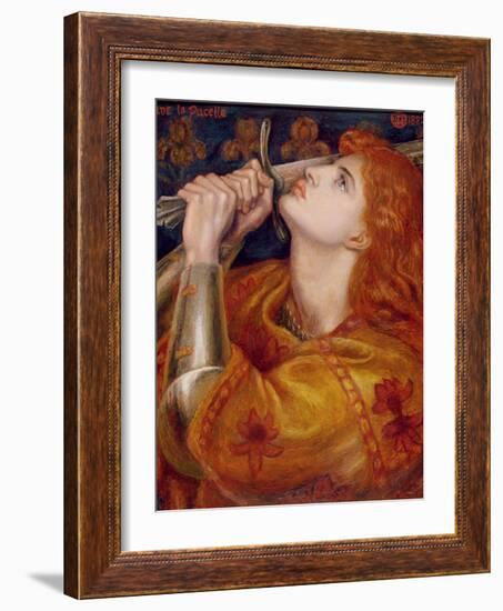 Joan of Arc, 1882-Dante Gabriel Rossetti-Framed Giclee Print