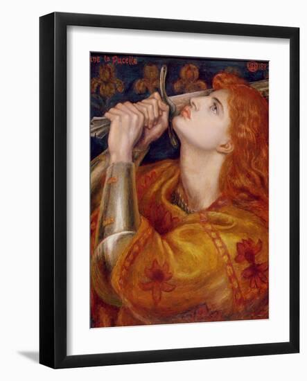 Joan of Arc, 1882-Dante Gabriel Rossetti-Framed Giclee Print