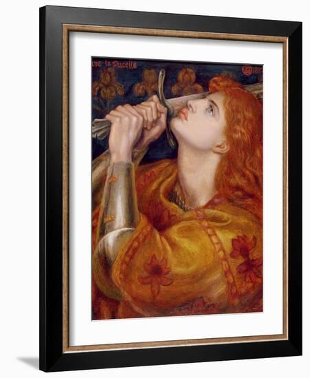 Joan of Arc, 1882-Dante Gabriel Rossetti-Framed Giclee Print