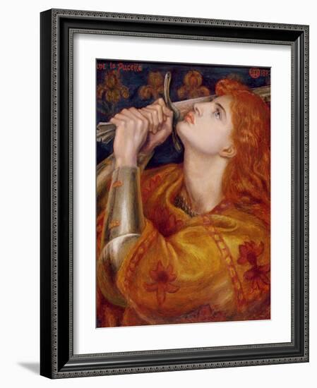 Joan of Arc, 1882-Dante Gabriel Rossetti-Framed Giclee Print