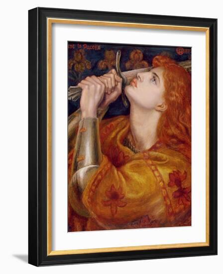 Joan of Arc, 1882-Dante Gabriel Rossetti-Framed Giclee Print