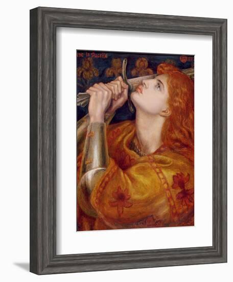 Joan of Arc, 1882-Dante Gabriel Rossetti-Framed Giclee Print
