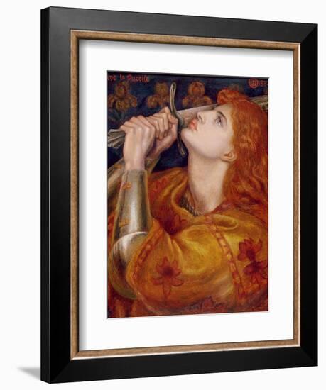 Joan of Arc, 1882-Dante Gabriel Rossetti-Framed Giclee Print