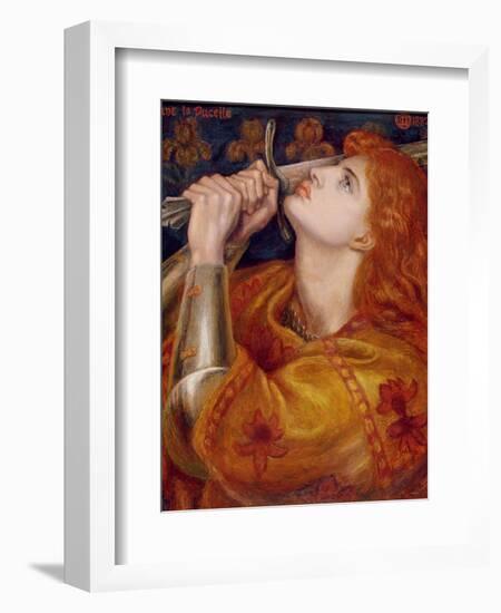 Joan of Arc, 1882-Dante Gabriel Rossetti-Framed Giclee Print