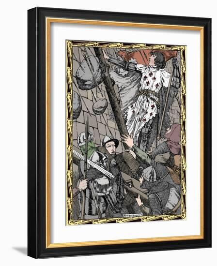 Joan of Arc, 1902-Patten Wilson-Framed Giclee Print
