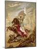 Joan of Arc an Idealised Representation, She Fulfils Merlin's Prophecy That a Virgin Will Come-null-Mounted Photographic Print