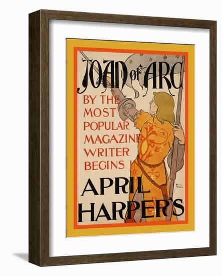 Joan of Arc, April Harper'S-Edward Penfield-Framed Art Print