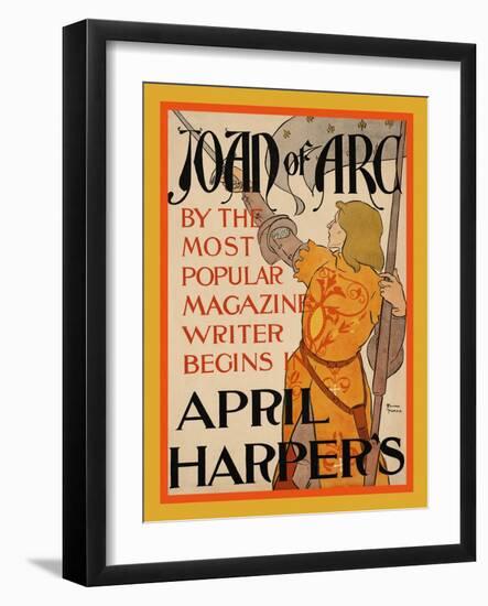 Joan of Arc, April Harper'S-Edward Penfield-Framed Art Print