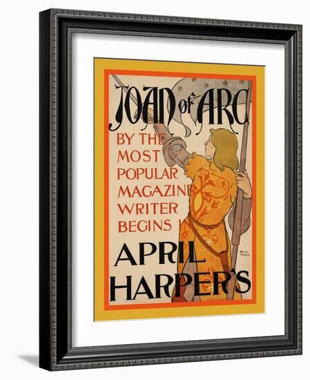 Joan of Arc, April Harper'S-Edward Penfield-Framed Art Print