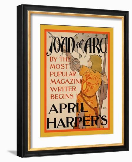 Joan of Arc, April Harper'S-Edward Penfield-Framed Art Print