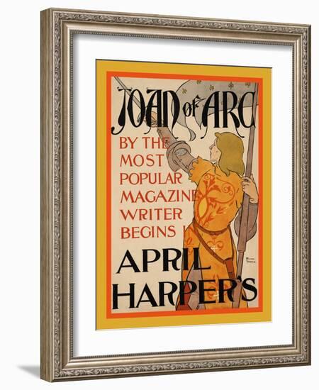 Joan Of Arc, April Harper's-Edward Penfield-Framed Art Print