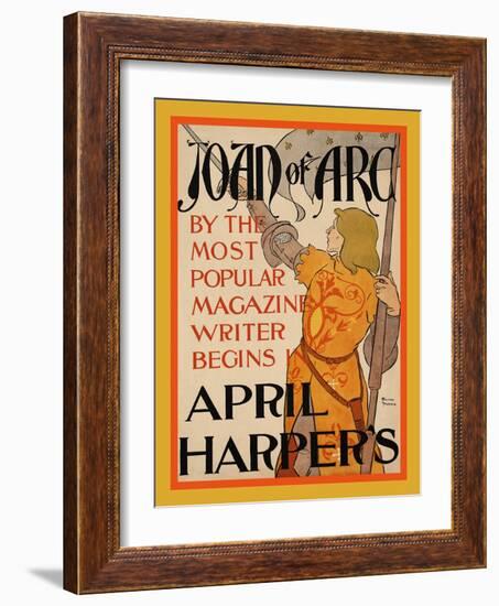 Joan Of Arc, April Harper's-Edward Penfield-Framed Art Print