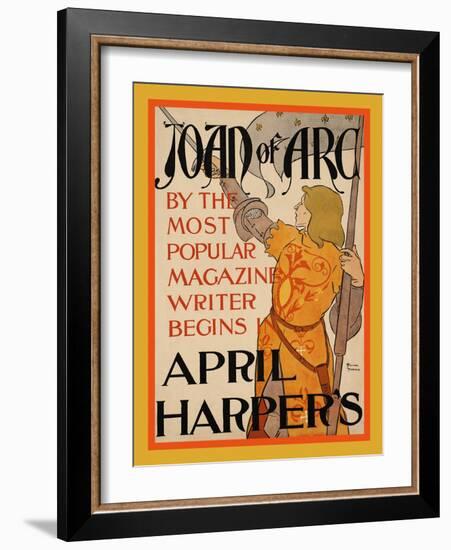 Joan Of Arc, April Harper's-Edward Penfield-Framed Art Print