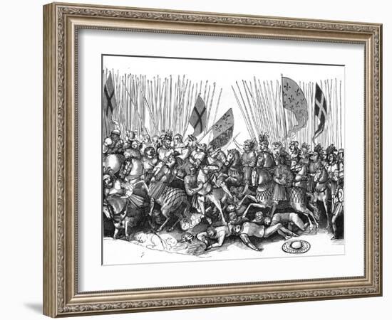 Joan of Arc at Patay-null-Framed Art Print