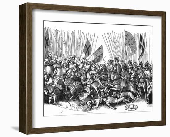 Joan of Arc at Patay-null-Framed Art Print