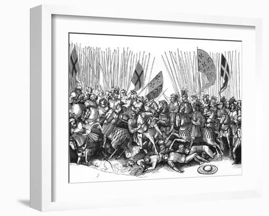 Joan of Arc at Patay-null-Framed Art Print