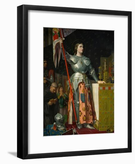 Joan of Arc at the Coronation of King Charles VII at Reims Cathedral, July 1429-Jean-Auguste-Dominique Ingres-Framed Giclee Print