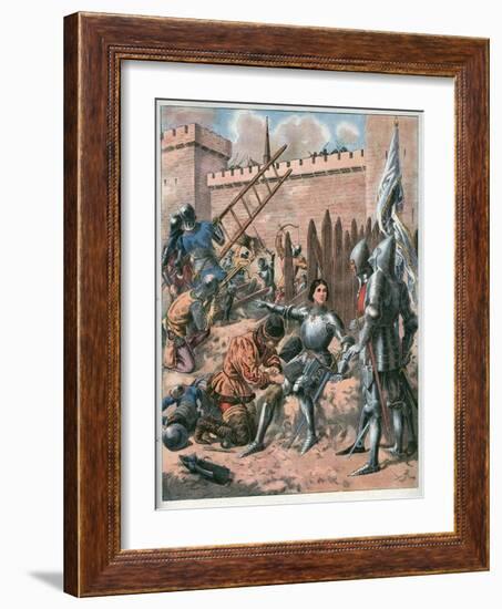 Joan of Arc at the Siege of Paris-Frederic Lix-Framed Giclee Print