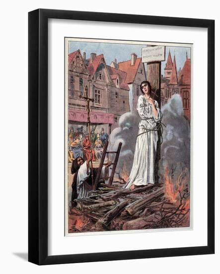 Joan of Arc at the Stake, 1430-Frederic Lix-Framed Giclee Print