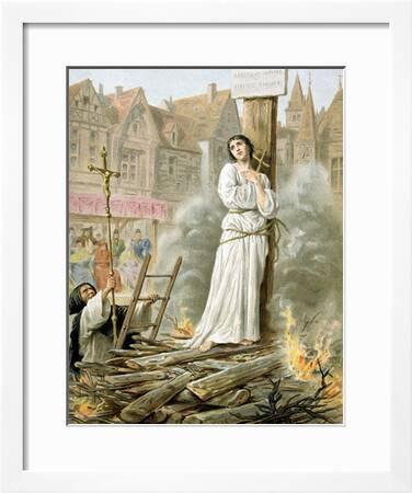 Joan Of Arc C1412 143 Maid Of Orleans French Patriot And Martyr Giclee Print Art Com