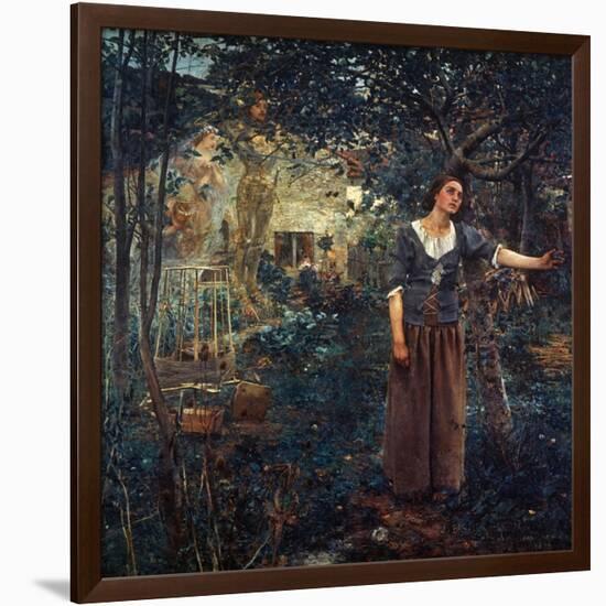 Joan Of Arc (C1412-1431)-Jules Bastien-Lepage-Framed Premium Giclee Print