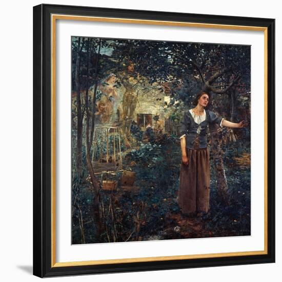 Joan Of Arc (C1412-1431)-Jules Bastien-Lepage-Framed Giclee Print