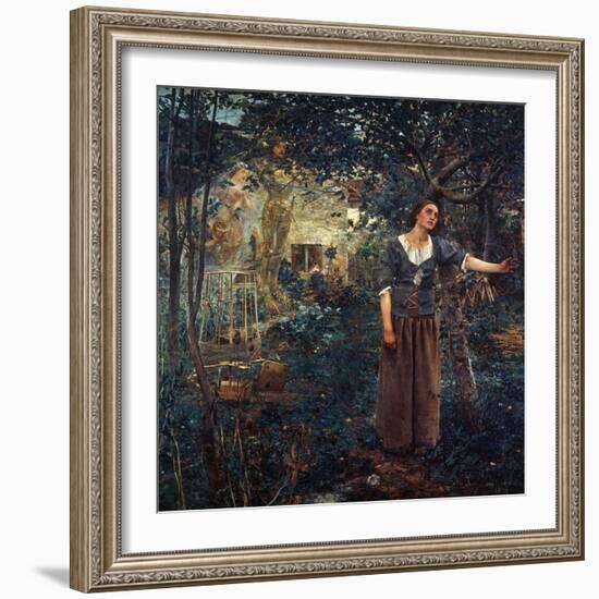 Joan Of Arc (C1412-1431)-Jules Bastien-Lepage-Framed Giclee Print