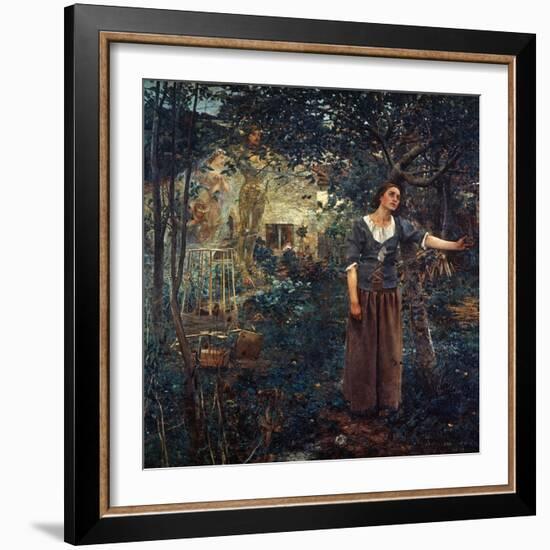 Joan Of Arc (C1412-1431)-Jules Bastien-Lepage-Framed Giclee Print