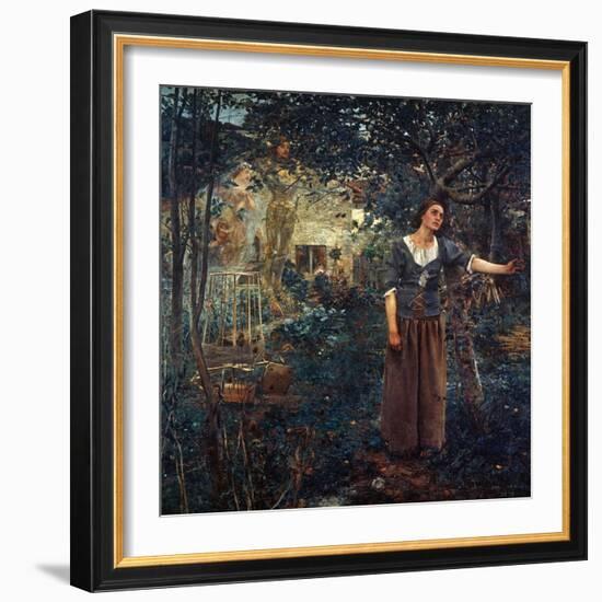 Joan Of Arc (C1412-1431)-Jules Bastien-Lepage-Framed Giclee Print