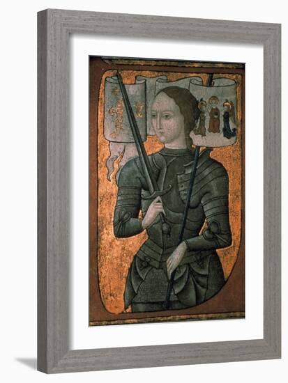 Joan Of Arc (C1412-1431)-null-Framed Giclee Print