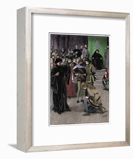 Joan of Arc, c1880-Unknown-Framed Giclee Print
