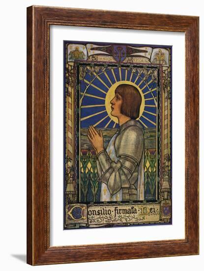 'Joan of Arc', c1900, (1918)-Jeanne Labrousse-Framed Giclee Print