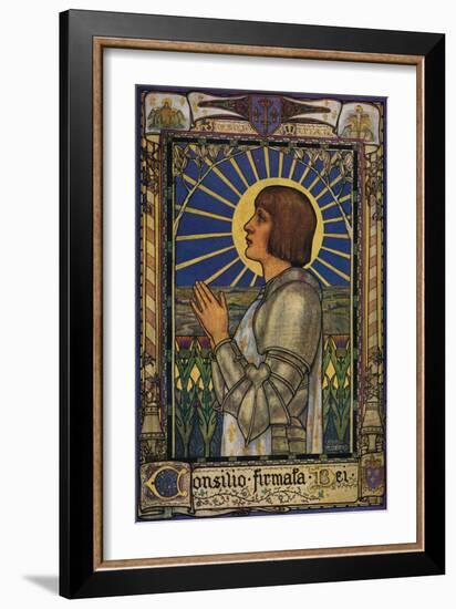 'Joan of Arc', c1900, (1918)-Jeanne Labrousse-Framed Giclee Print