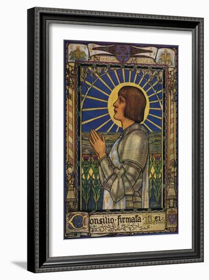 'Joan of Arc', c1900, (1918)-Jeanne Labrousse-Framed Giclee Print