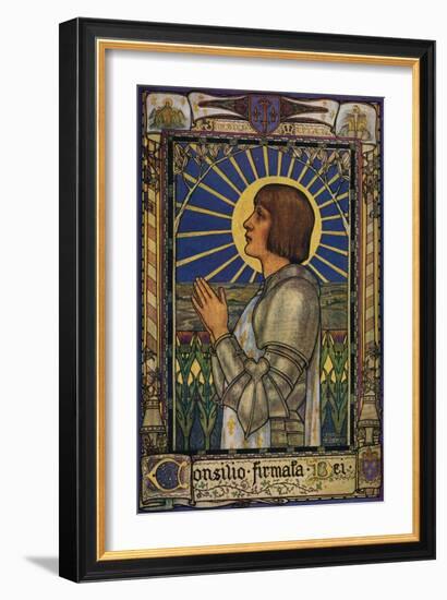 'Joan of Arc', c1900, (1918)-Jeanne Labrousse-Framed Giclee Print