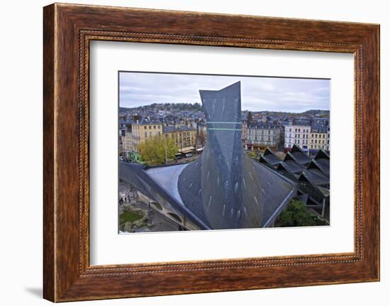 Joan of Arc Church Roof, and Ancient Market Place, Rouen, Normandy, France, Europe-Guy Thouvenin-Framed Photographic Print