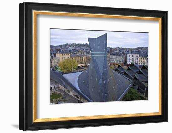 Joan of Arc Church Roof, and Ancient Market Place, Rouen, Normandy, France, Europe-Guy Thouvenin-Framed Photographic Print