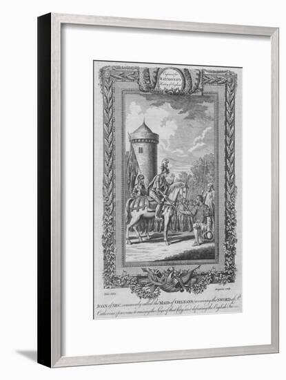 'Joan of Arc commonly called the Maid of Orleans (receiving the Sword of St. Catherine)', c1787-Unknown-Framed Giclee Print