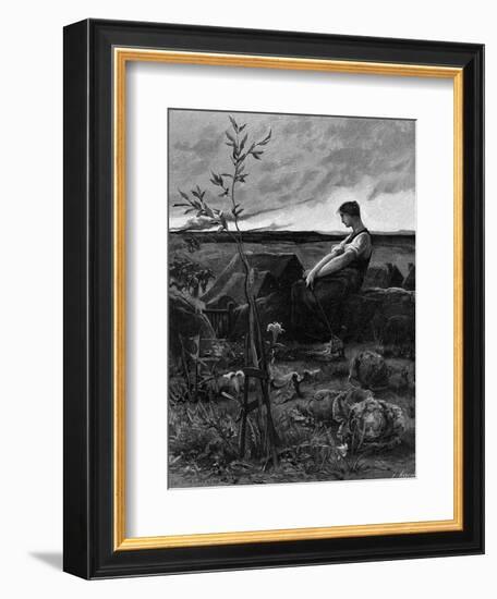 Joan of Arc Inspired-null-Framed Art Print