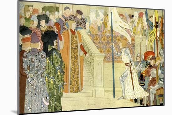 Joan of Arc is received by Charles VII of France-Louis Maurice Boutet De Monvel-Mounted Giclee Print