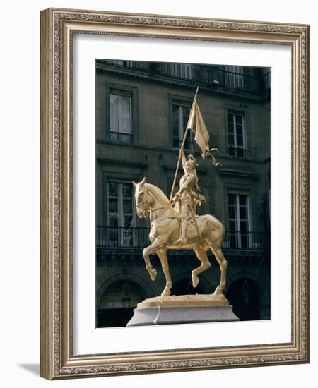 Joan of Arc, Monument in Paris-Emmanuel Fremiet-Framed Photographic Print