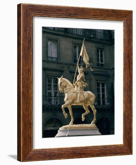 Joan of Arc, Monument in Paris-Emmanuel Fremiet-Framed Photographic Print