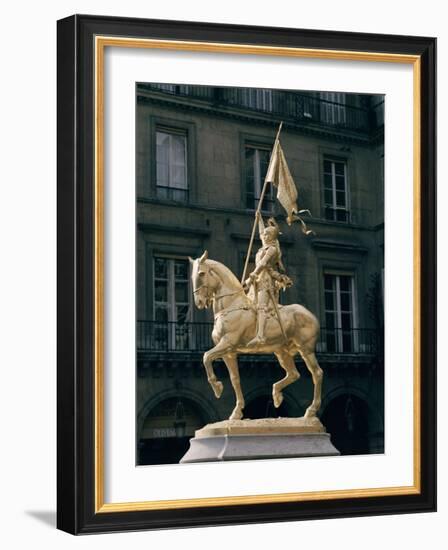 Joan of Arc, Monument in Paris-Emmanuel Fremiet-Framed Photographic Print