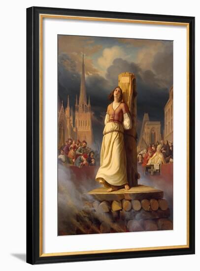 Joan of Arc's Death at the Stake, 1843-Hermann Anton Stilke-Framed Giclee Print