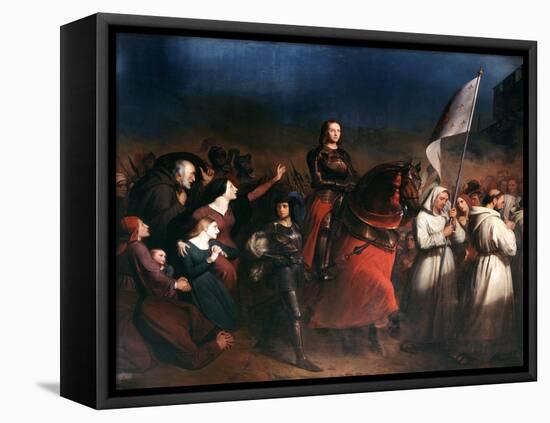 Joan of Arc's Entry into Orleans, Evening of the Liberation of the Town, 8 May 1429' (C1818-186)-Henry Sheffer-Framed Premier Image Canvas